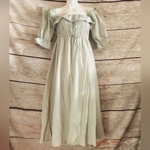 Sage green dress